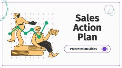 Simple Illustrated Sales Action Plan Slides