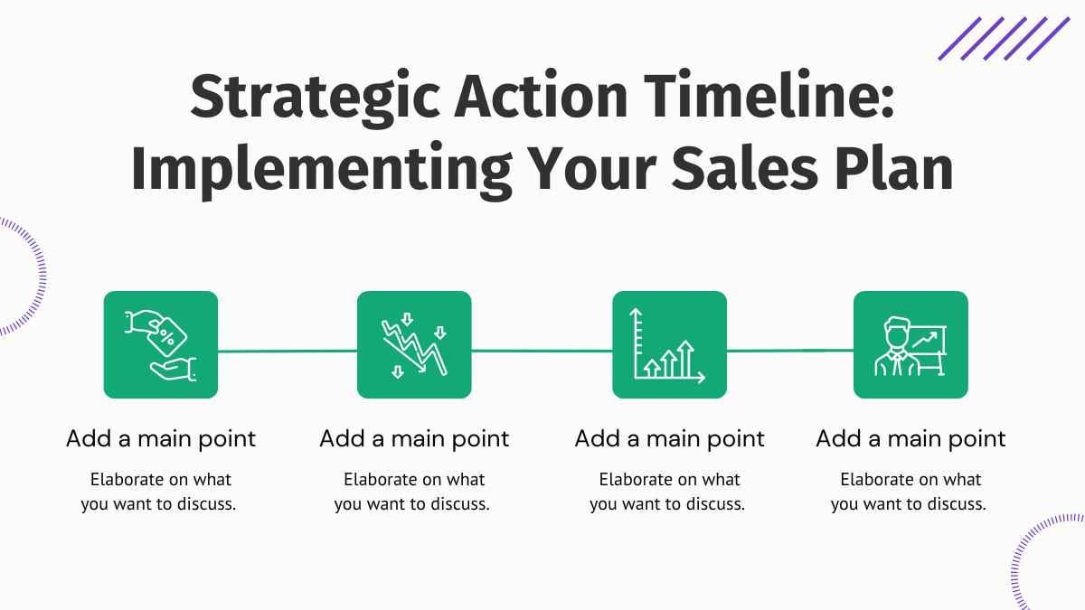 Simple Illustrated Sales Action Plan Slides - slide 14