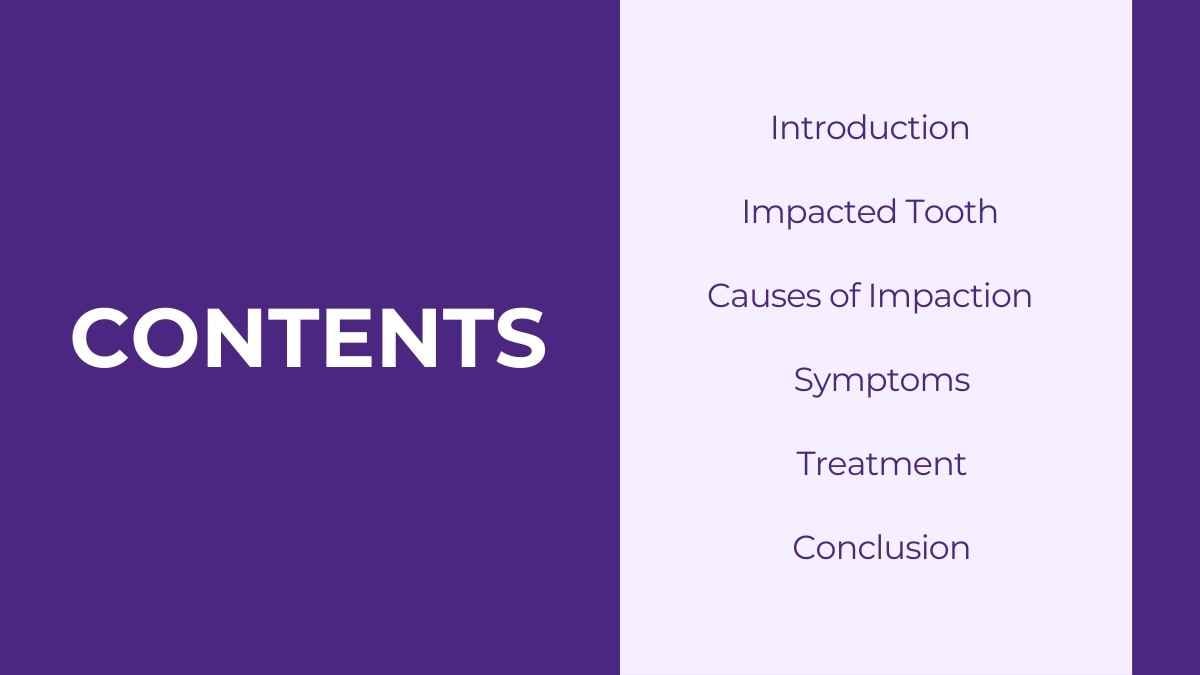 Simple Impacted Wisdom Teeth Slides - slide 2