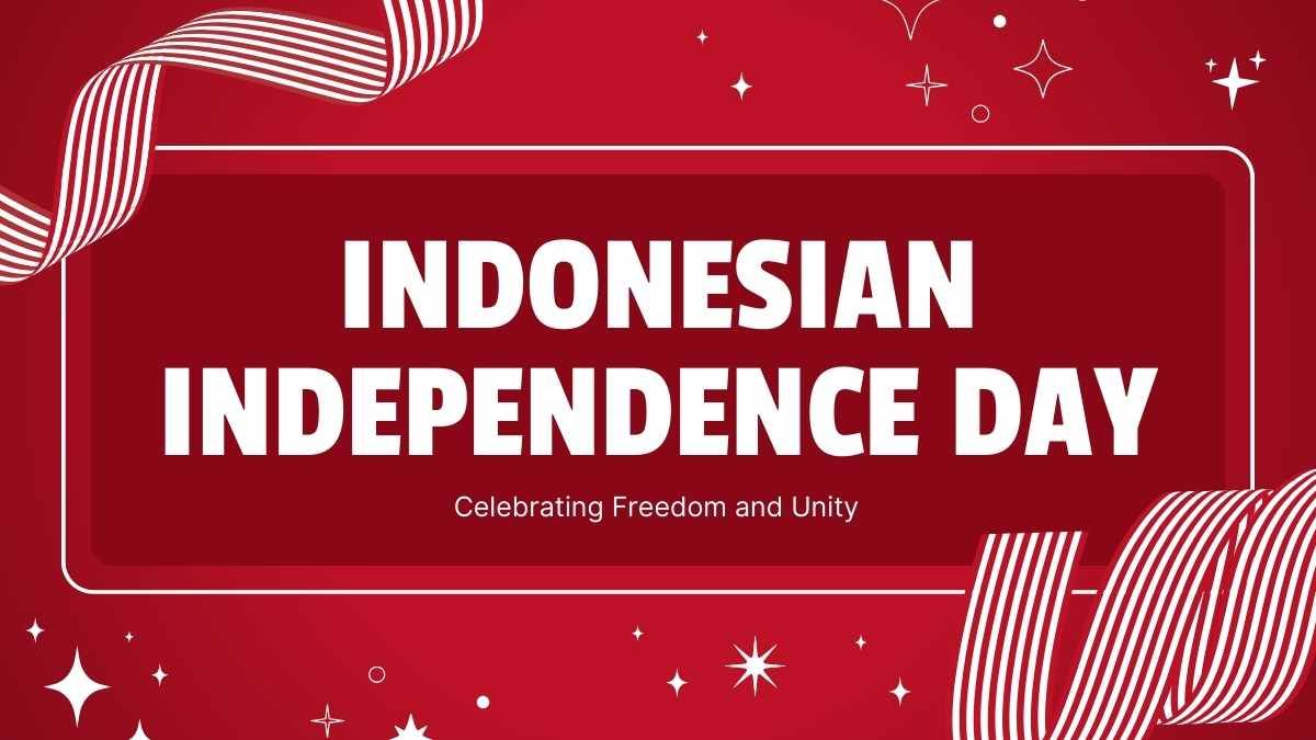 Simple Indonesian Independence Day - diapositiva 1