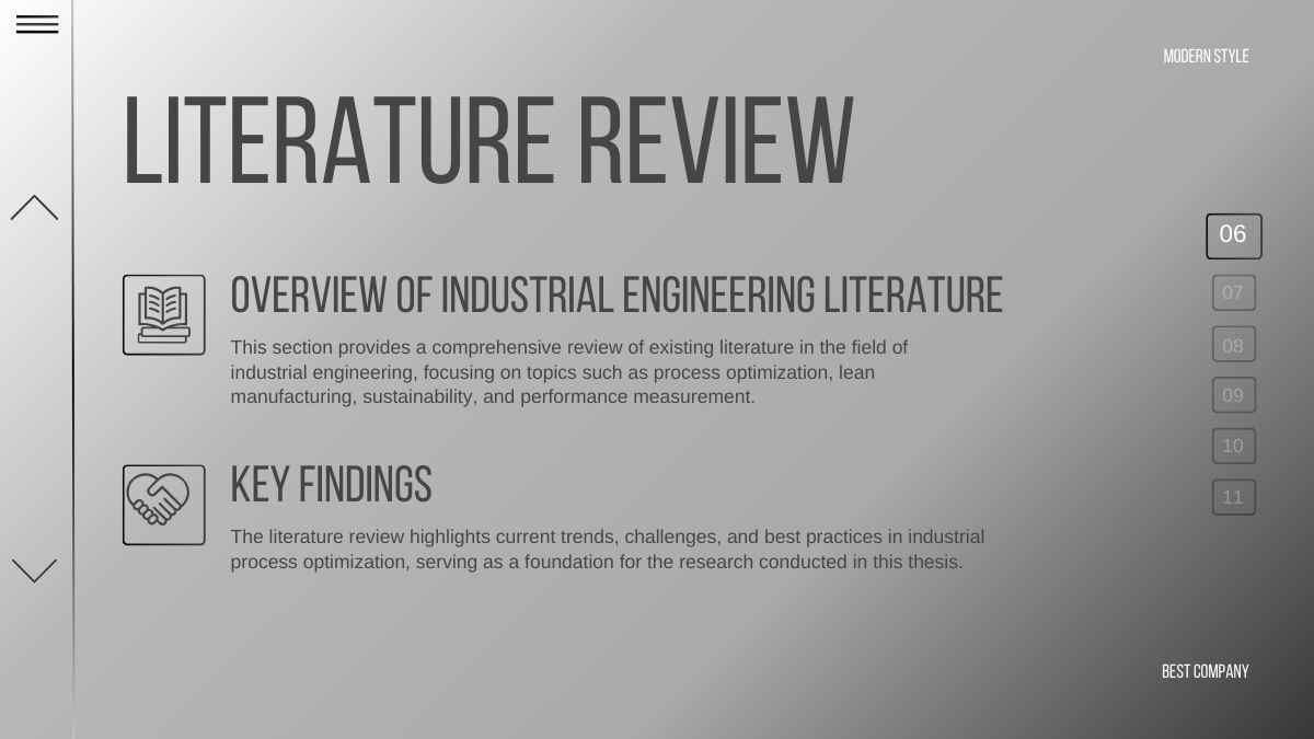 Simple Industrial Engineering Thesis Defense Slides - slide 5