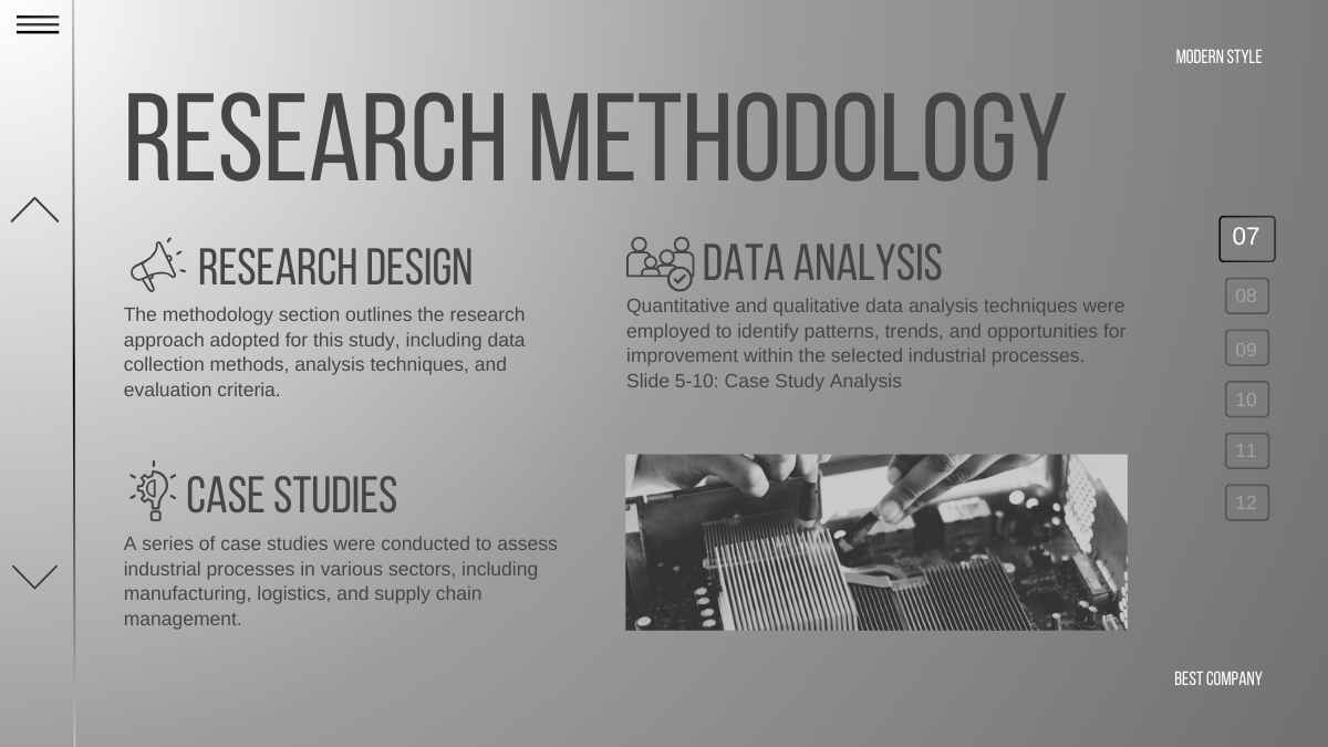 Simple Industrial Engineering Thesis Defense Slides - slide 6