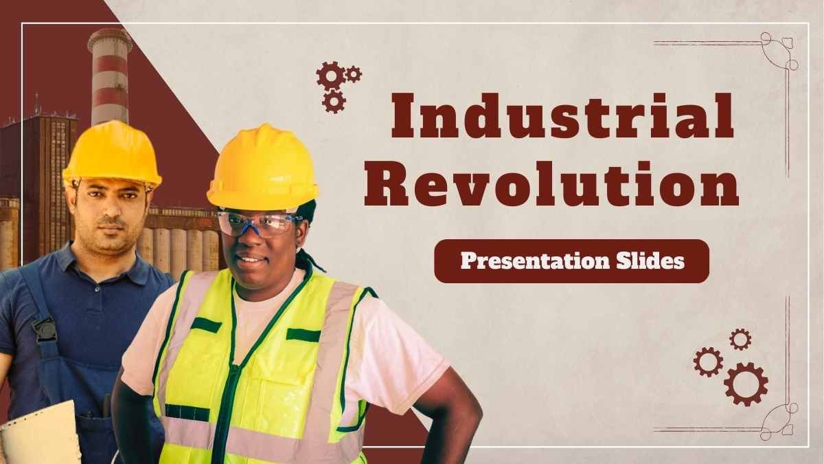 Simple Industrial Revolution Slides - diapositiva 1