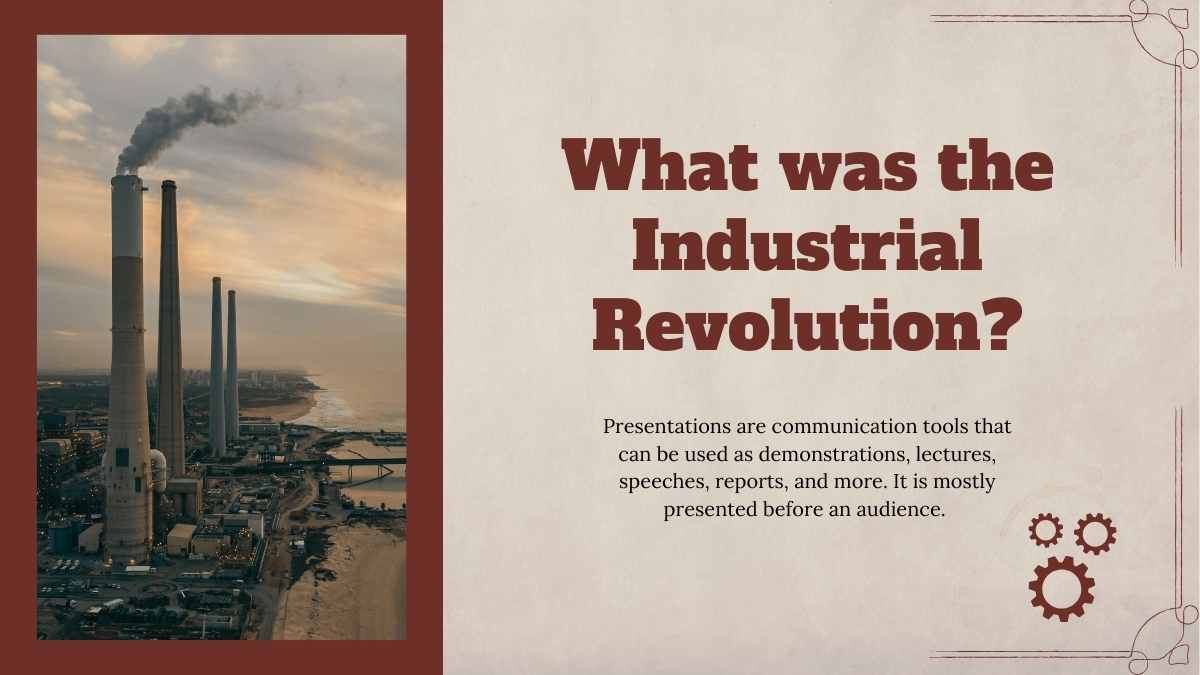 Simple Industrial Revolution Slides - slide 13