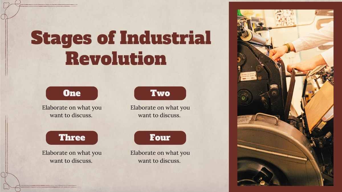 Simple Industrial Revolution Slides - slide 8