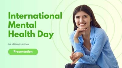 Simple International Mental Health Day Slides