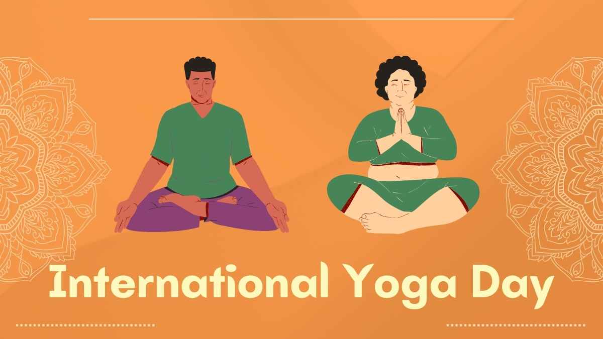 Simple International Yoga Day - slide 1