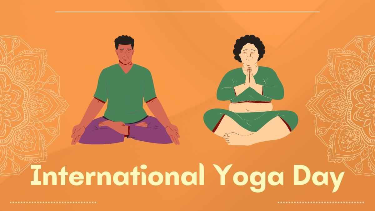 Simple International Yoga Day - diapositiva 2