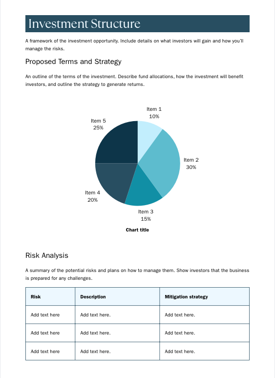 Simple Investment Proposal Plan - slide 4