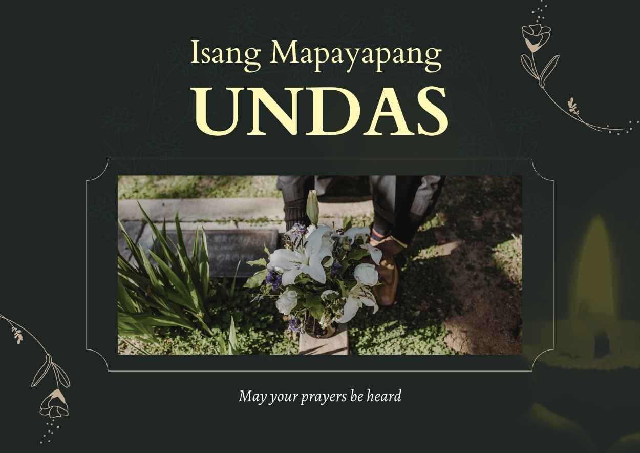 Simple Isang Mapayapang Undas Poster - slide 3