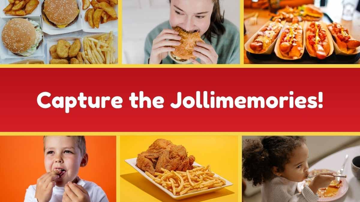 Simple Jollibee Aesthetic Background Slides - slide 14