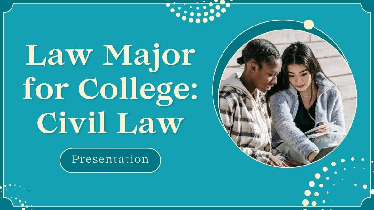 Simple Law Major for College: Civil Law - slide 1