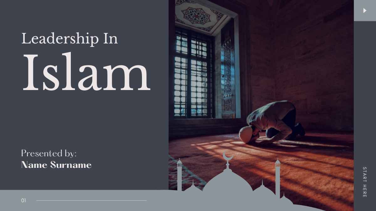 Simple Leadership In Islam Slides - diapositiva 1