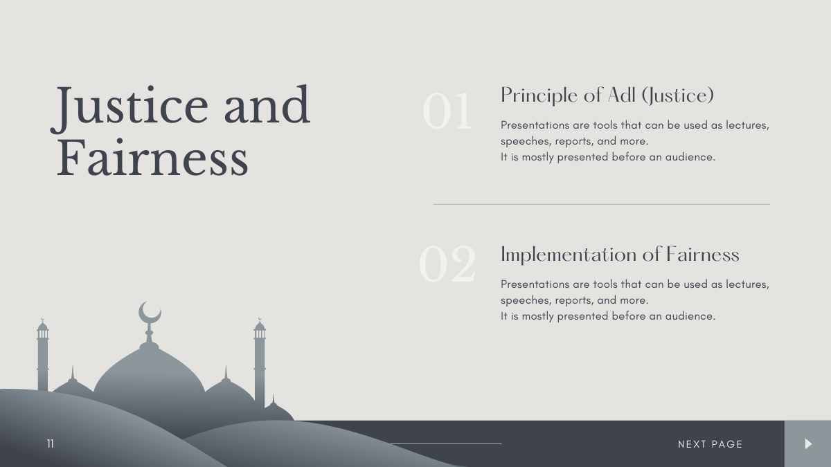 Simple Leadership In Islam Slides - diapositiva 11