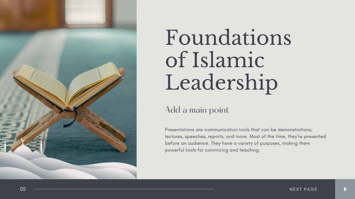 Simple Leadership In Islam Slides - slide 5