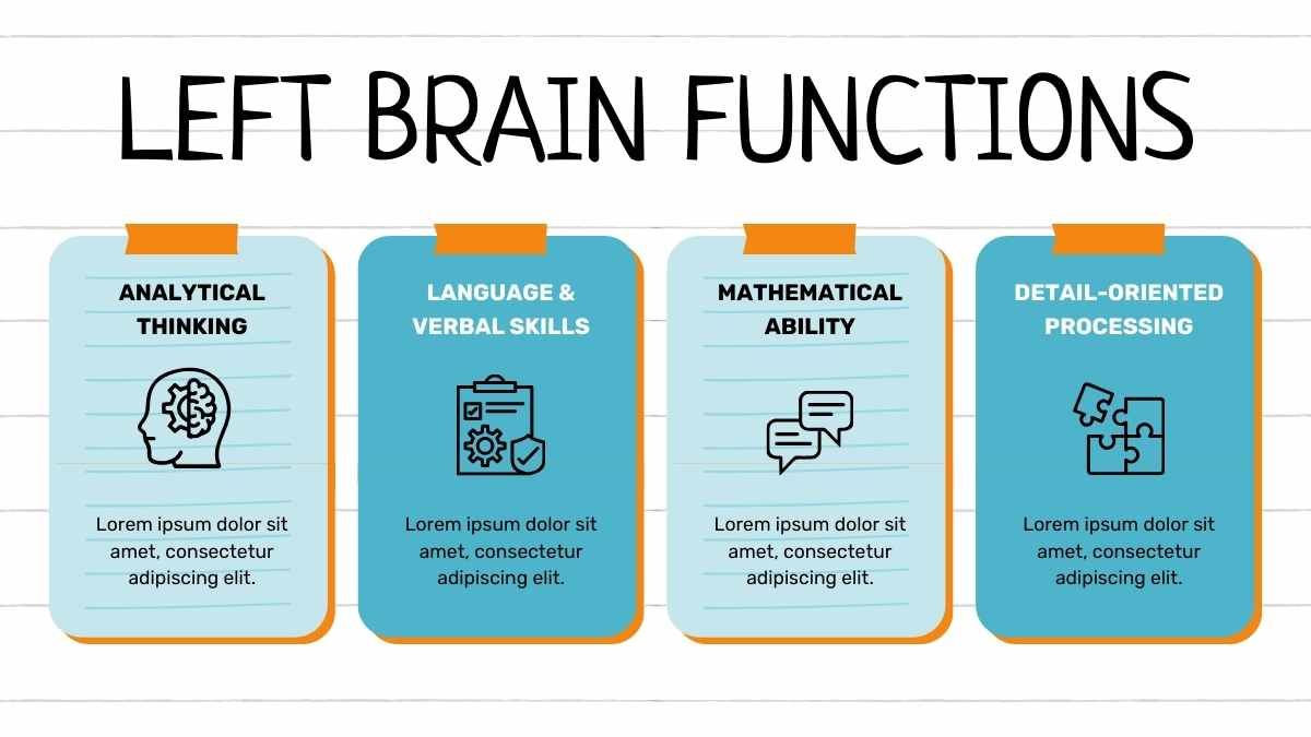 Simple Left Brain Right Brain Slides - diapositiva 5