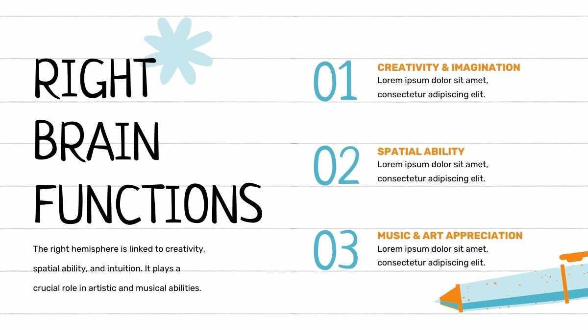 Simple Left Brain Right Brain Slides - slide 6