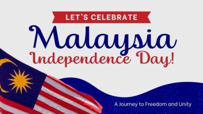 Simple Let’s Celebrate Malaysia Independence Day!