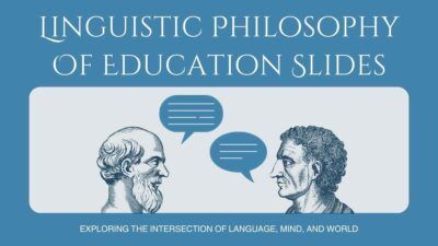 Simple Linguistic Philosophy Of Education Slides