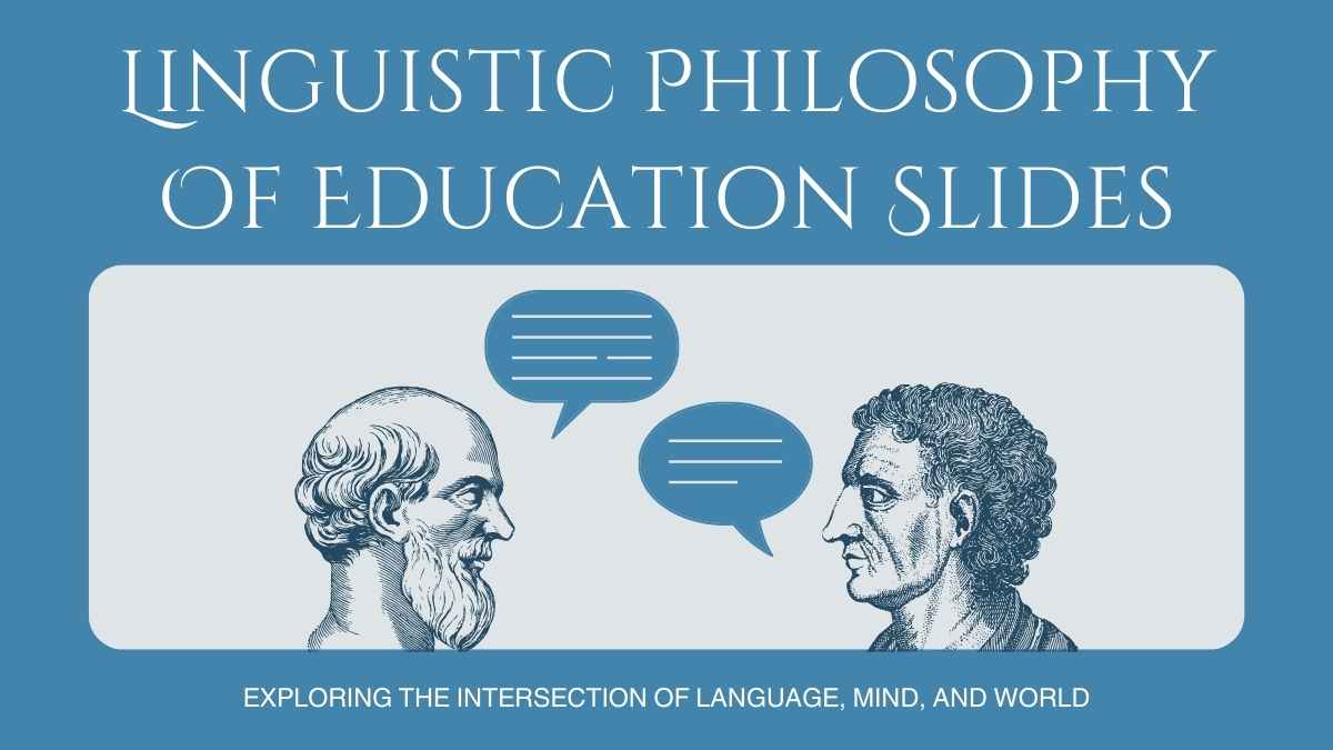 Linguistic Philosophy Of Education. Free Slides Template — SlidesCarnival