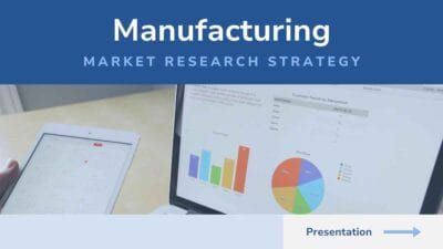 Simple Manufacturing Market Research Strategy Slides