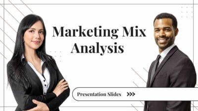 Simple Marketing Mix Analysis Slides