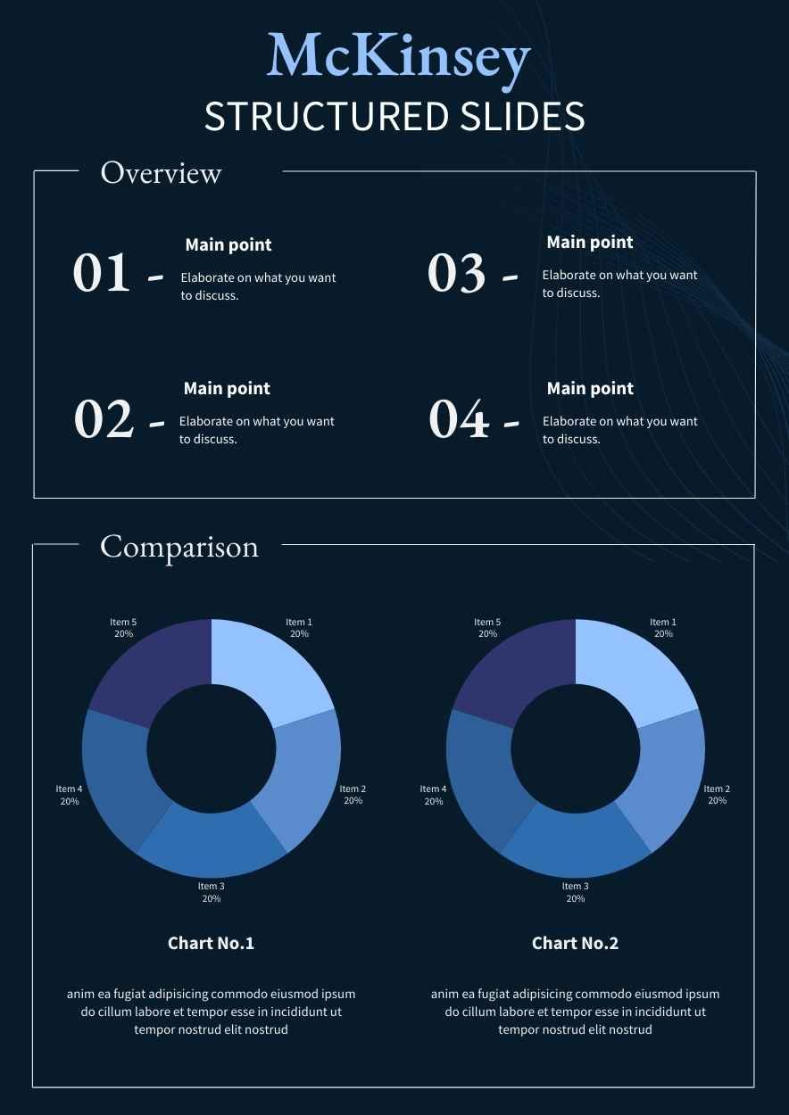 Simple McKinsey-Structured Infographic - diapositiva 1