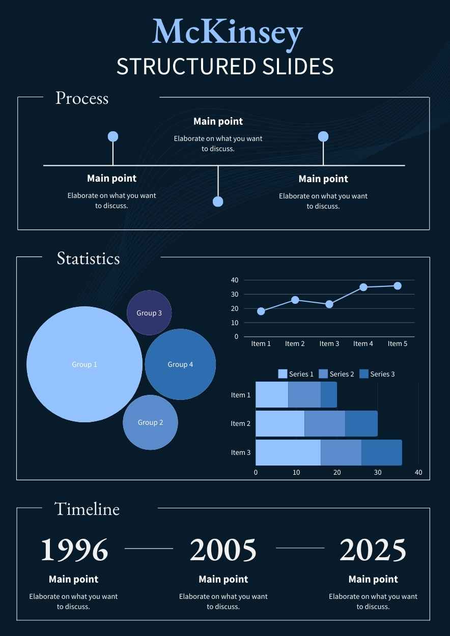 Simple McKinsey-Structured Infographic - slide 2