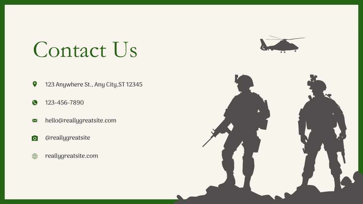 Simple Military Certificates Of Achievement - slide 15