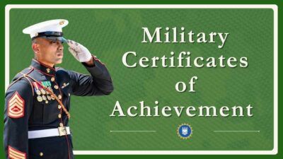 Simple Military Certificates Of Achievement