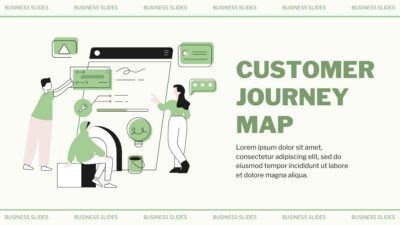Simple Modern Customer Journey Map Slides