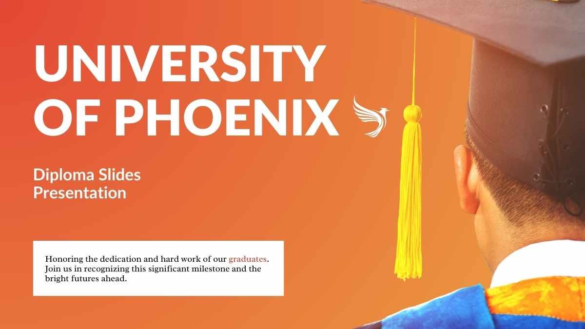 Simple Modern University of Phoenix Diploma Slides - diapositiva 1