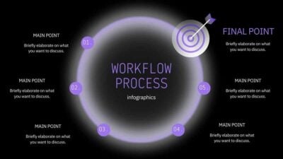 Simple Modern Workflow Process Infographics