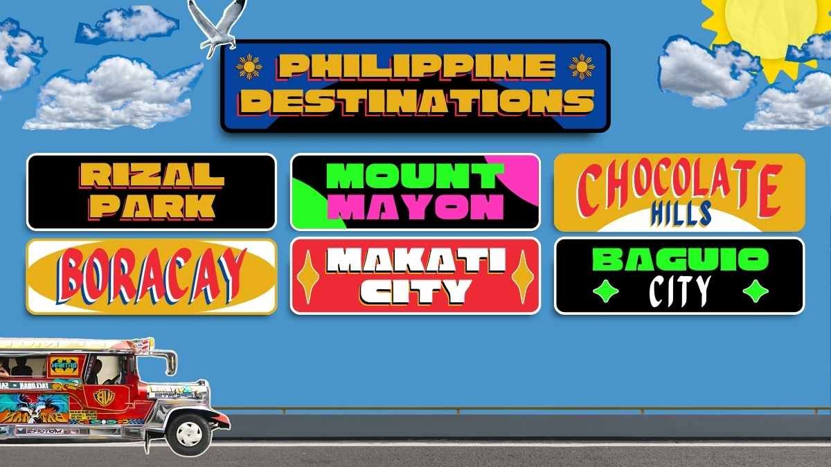 Simple Morph Philippine Destinations Background - slide 2