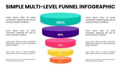 Simple Multi-level Funnel Infographic