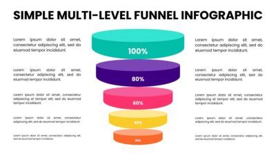 Slides Carnival Google Slides and PowerPoint Template Simple Multi level Funnel Infographic 1