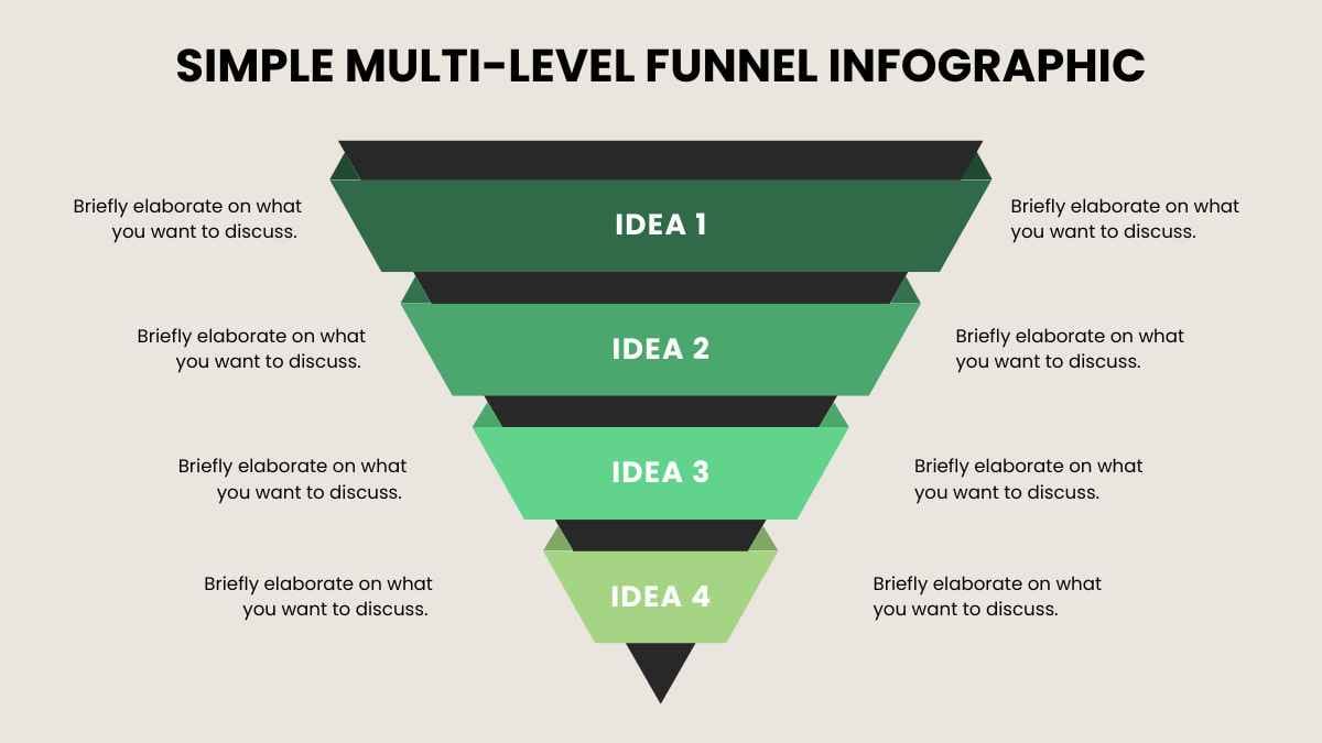 Simple Multi-level Funnel Infographic - slide 3