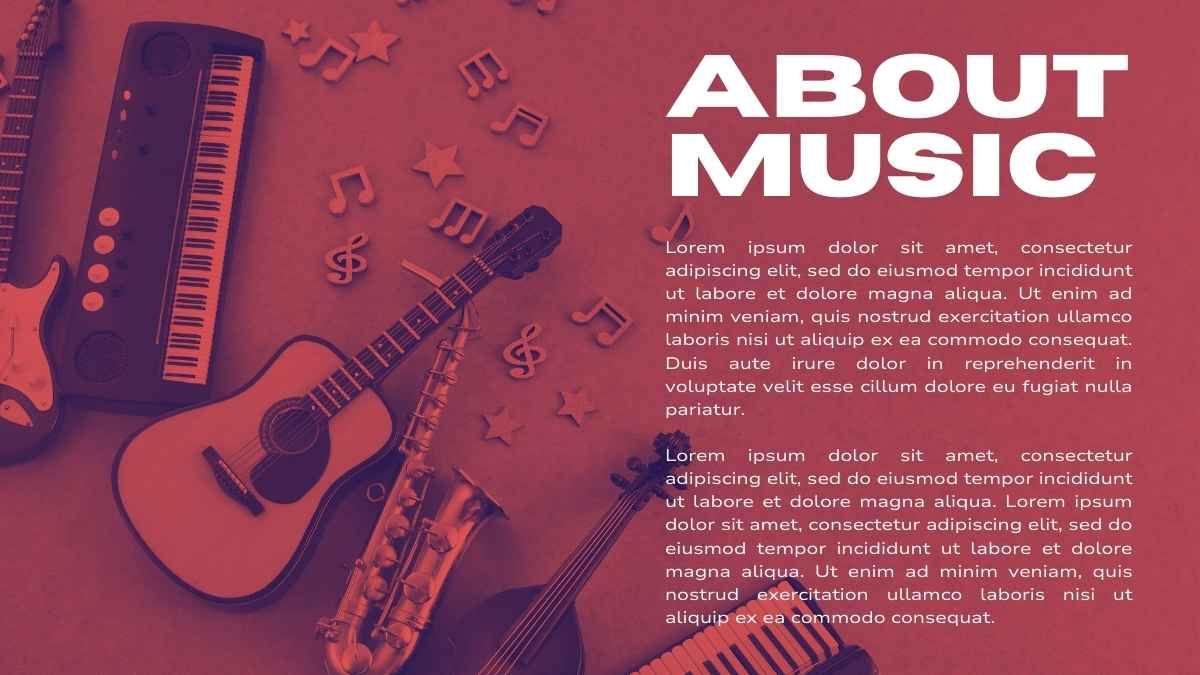 Simple Music-themed Slides - diapositiva 4