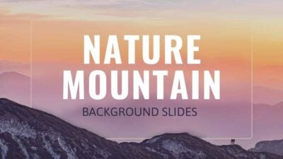 Simple Nature Mountain Background Slides