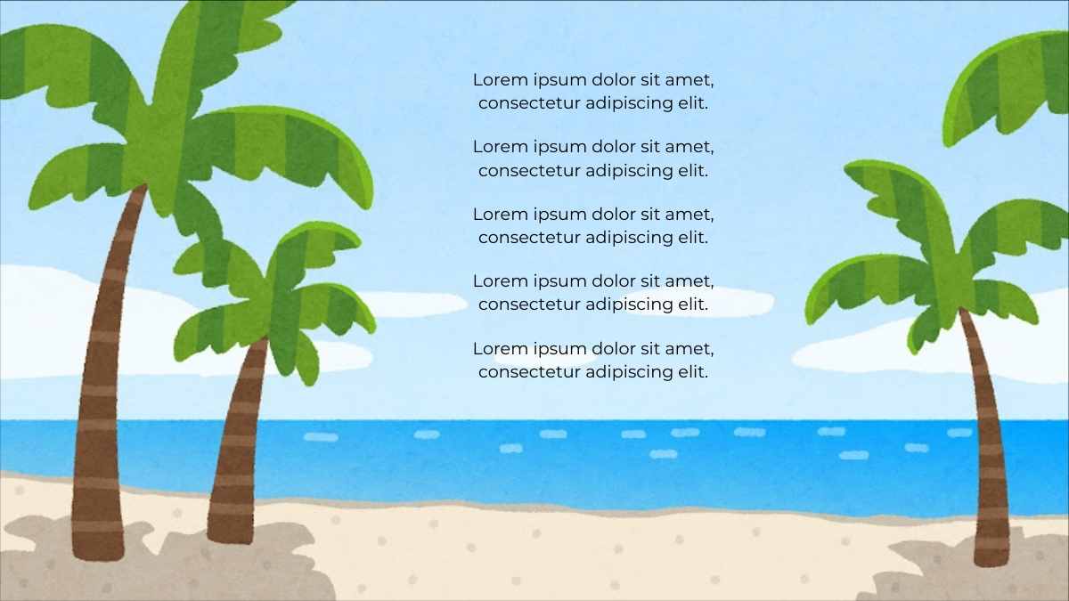 Simple Nature Water Background Slides - slide 11