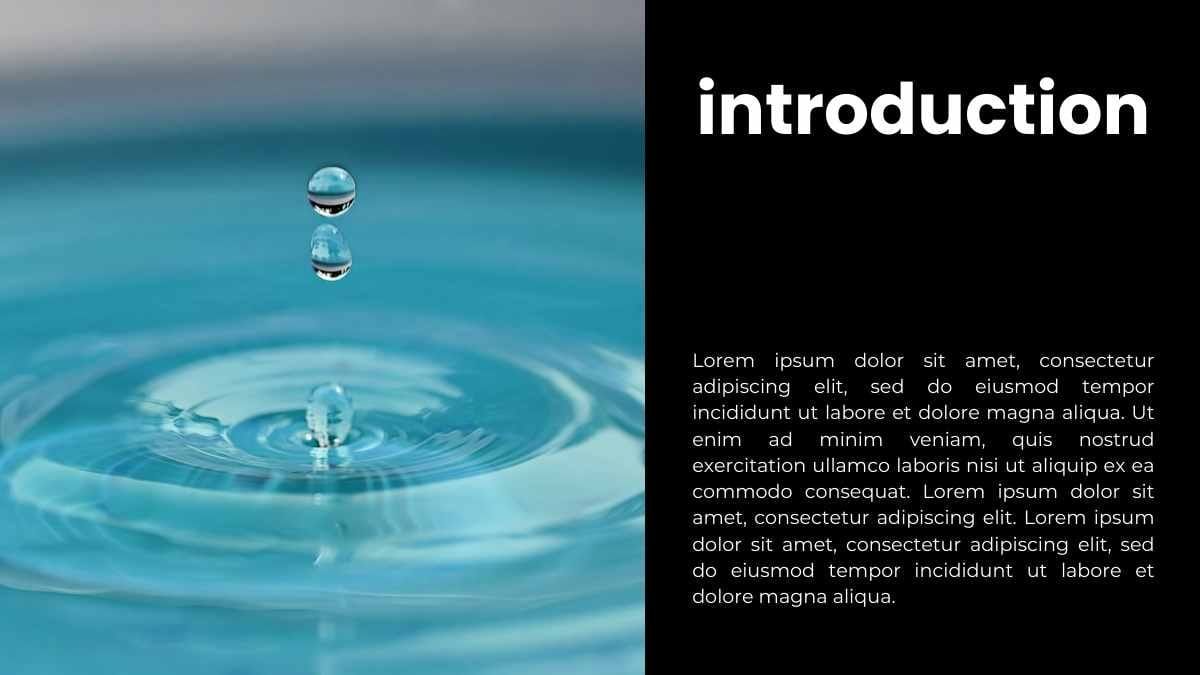 Simple Nature Water Background Slides - slide 3