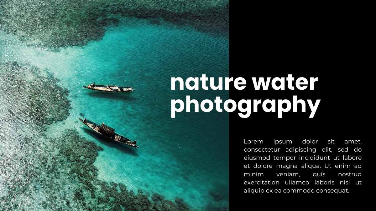 Simple Nature Water Background Slides - slide 4