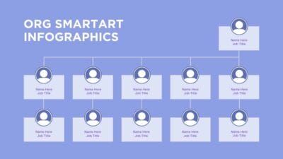 Simple Org SmartArt Infographics