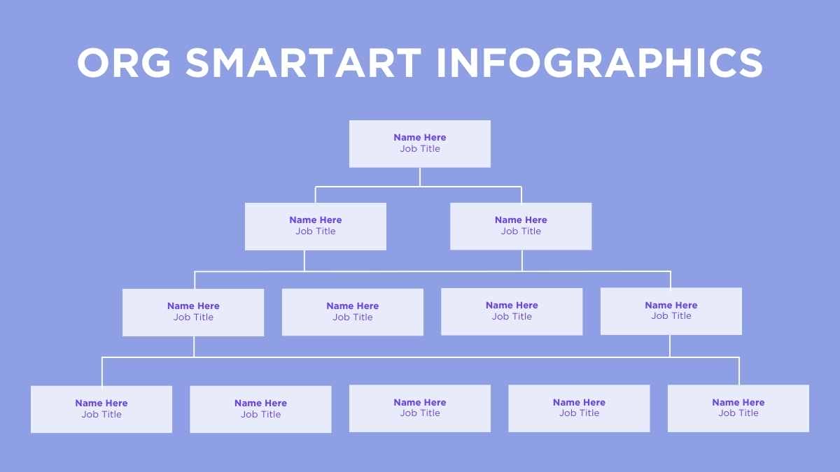 Simple Org SmartArt Infographics - slide 2