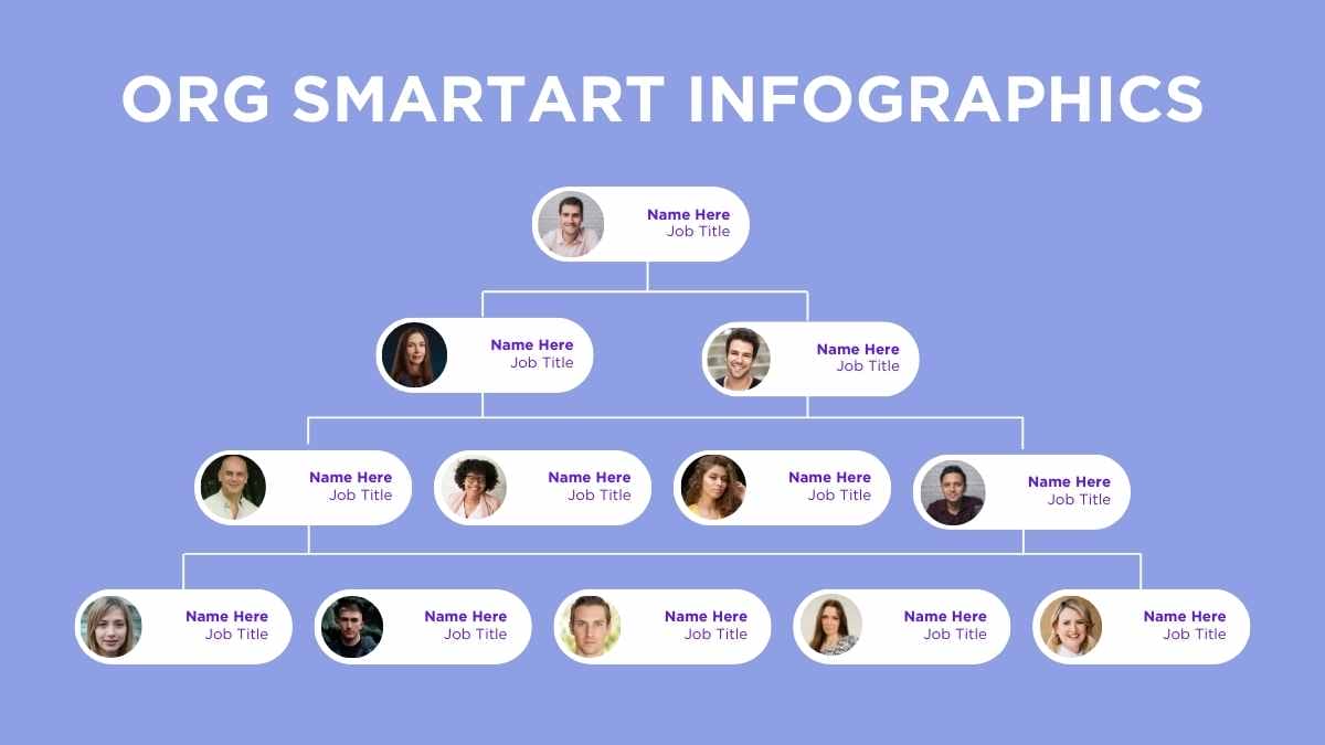 Simple Org SmartArt Infographics - slide 4