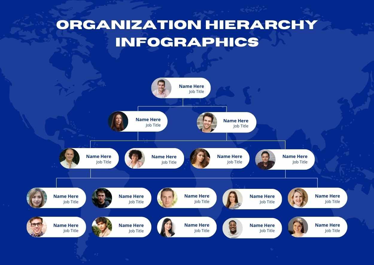 Simple Organization Hierarchy Infographics - diapositiva 2