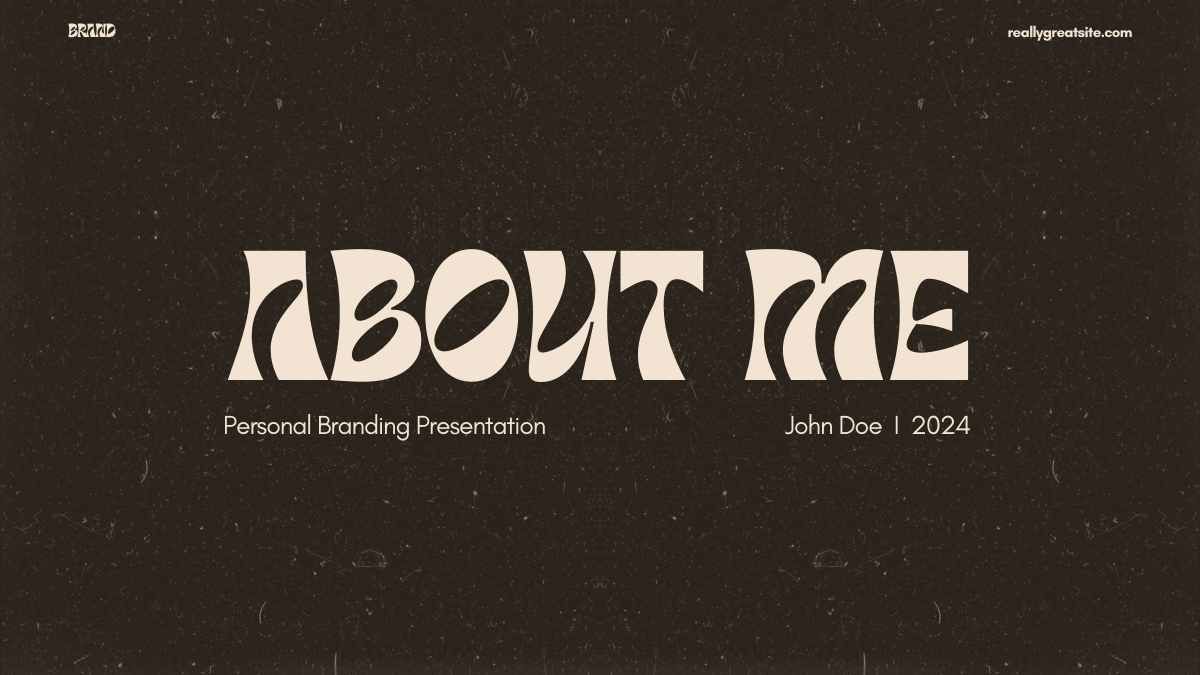 Modern Brown Personal Branding Slides - diapositiva 7