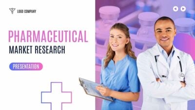 Simple Pharmaceutical Market Research Slides