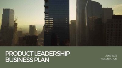 Simple Product Leadership Business Plan