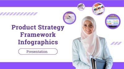 Simple Product Strategy Framework Infographics